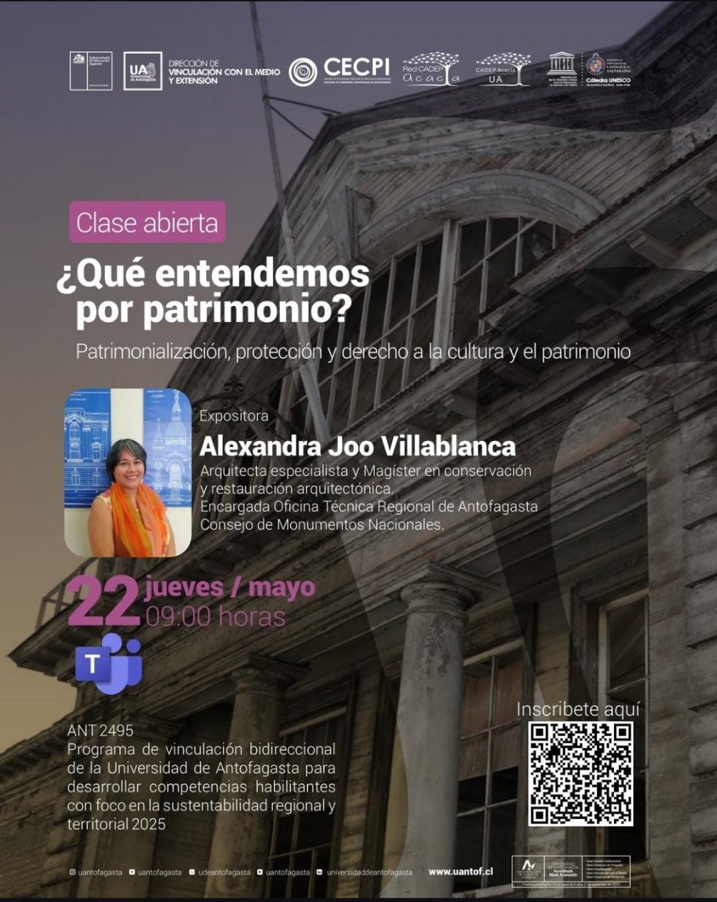 Clase abierta: ¿Qué entendemos por patrimonio?