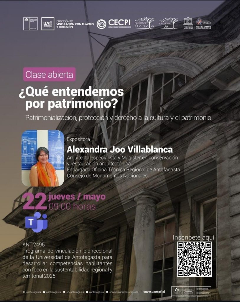 Clase abierta: ¿Qué entendemos por patrimonio?