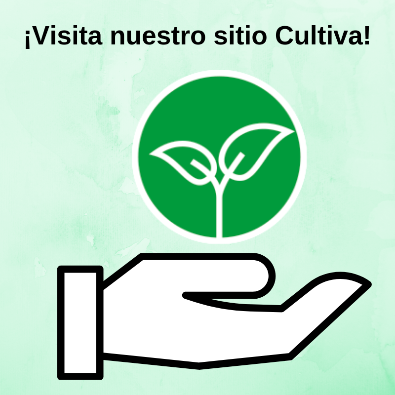 Logo de cultiva con el mensaje: Visita nuestro sitio Cultiva