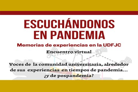 Invitación encuentro virtual ‘Encontrándonos en Pandemia’