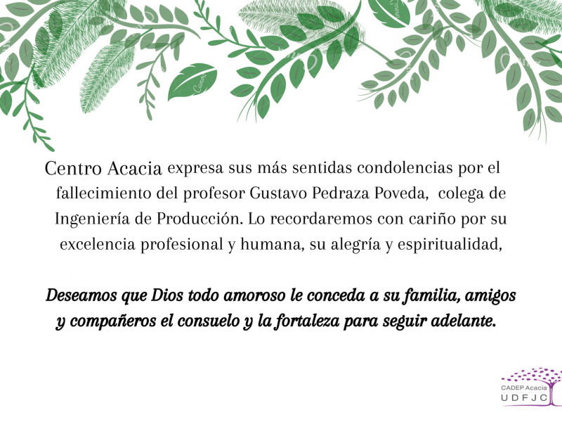 Fallecimiento Gustavo Pedraza Fallecimiento Gustavo Pedraza