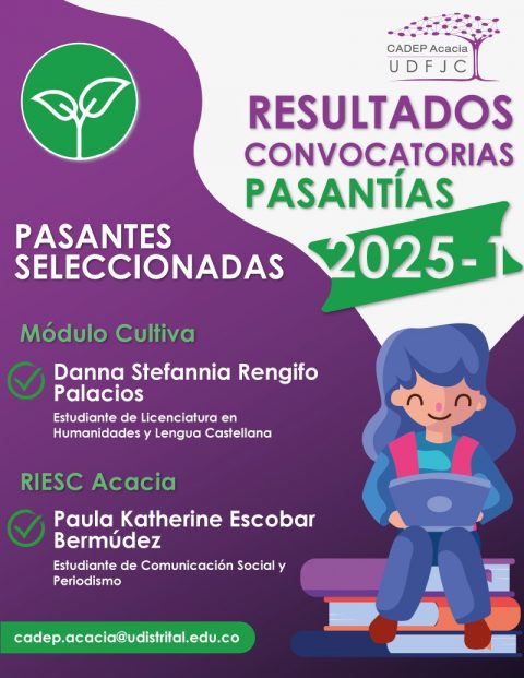 Resultados Convocatorias Pasantías – Cultiva 2025