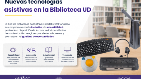 Nuevas tecnologías asistivas llegan a la Biblioteca UD para fortalecer la inclusión y accesibilidad
