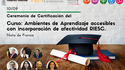 📌2021 | Ceremonia de Certificación del Curso : Ambientes de Aprendizaje accesibles con incorporación de afectividad RIESC.🌱