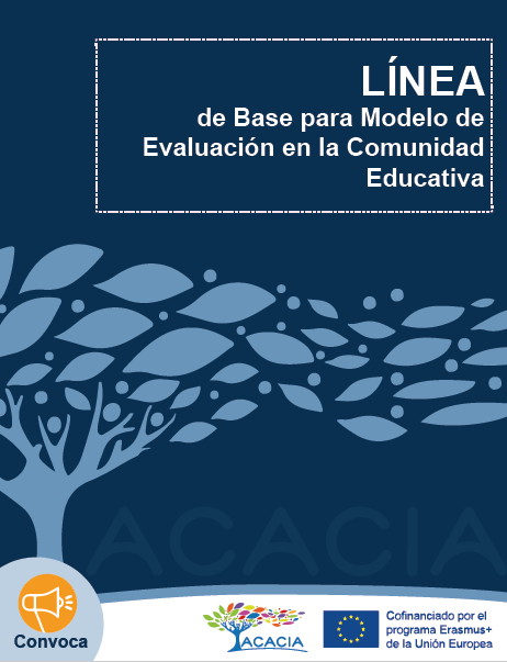 Portada del documento línea de base para modelo de evaluación en la comunidad educativa