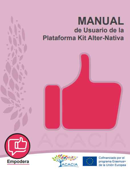 Portada de Manual de usuario de la plataforma kit alter-nativa