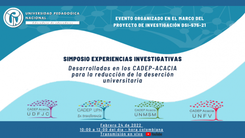 Participación en el Simposio de experiencias Investigativas de la Universidad Pedagógica Nacional
